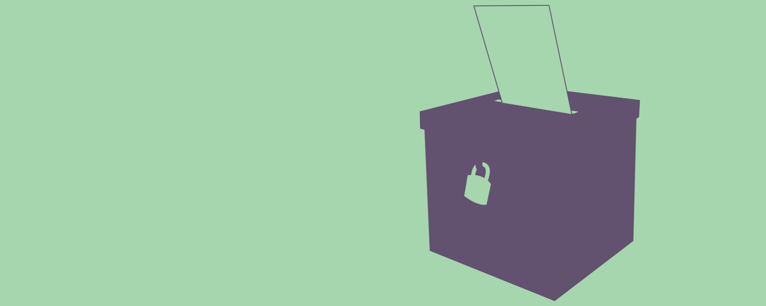 image of ballot box used in elections